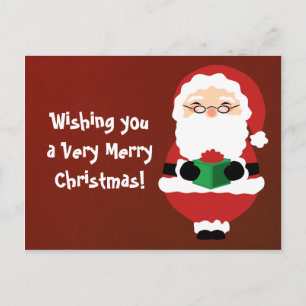 Happy Santa Postcard
