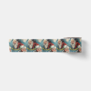 Happy Santa Satin Ribbon