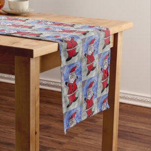 Happy Santa Short Table Runner