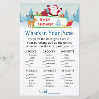 happy santa What's in your purse game