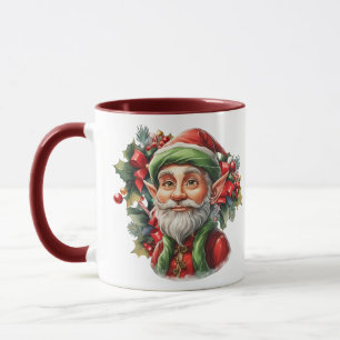 Happy Santa's Elf Mug