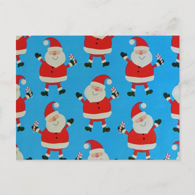 Happy Santas Postcard (Front)