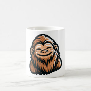 Happy Sasquatch - Smiling Bigfoot Coffee Mug