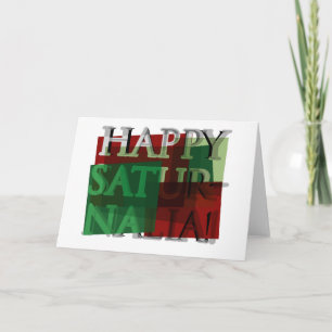 Happy Saturnalia! 01 Holiday Card