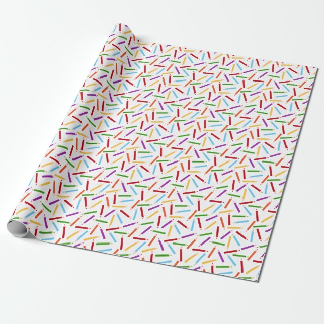 Happy School 6 Wrapping Paper (Unrolled)