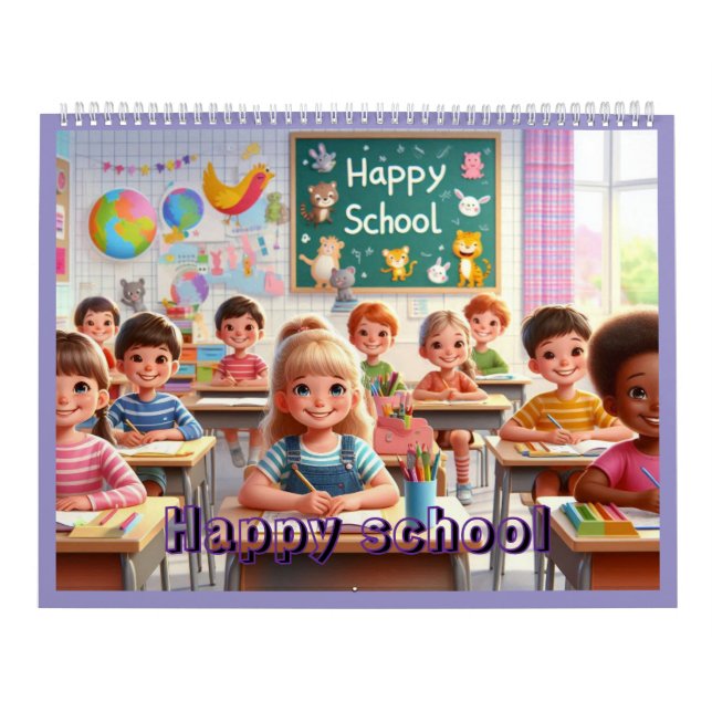 Happy school calendar (Cover)