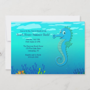 Happy Seahorse Invitation