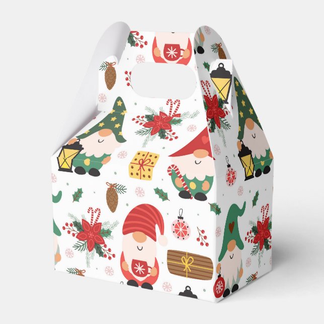 Happy Seasonal Gnomes Favour Box (Front Side)