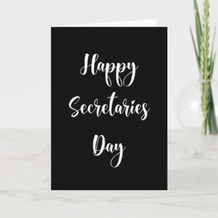 Happy Secretaries day. Administrative professional Card
