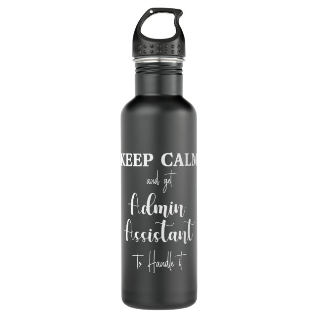 Happy Secretary day. Administrative professional 710 Ml Water Bottle (Front)
