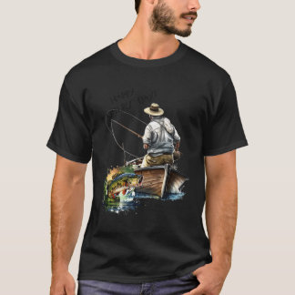 Happy Sed Fishing Fathers Day T-Shirt