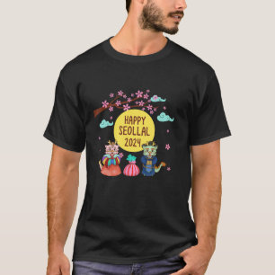 Happy Seollal 2024 Korean Lunar New Year Dragon Bo T-Shirt