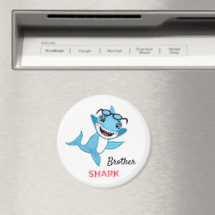 Happy Shark Family Brother Shark Magnet