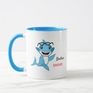 Happy Shark Family Brother Shark Mug