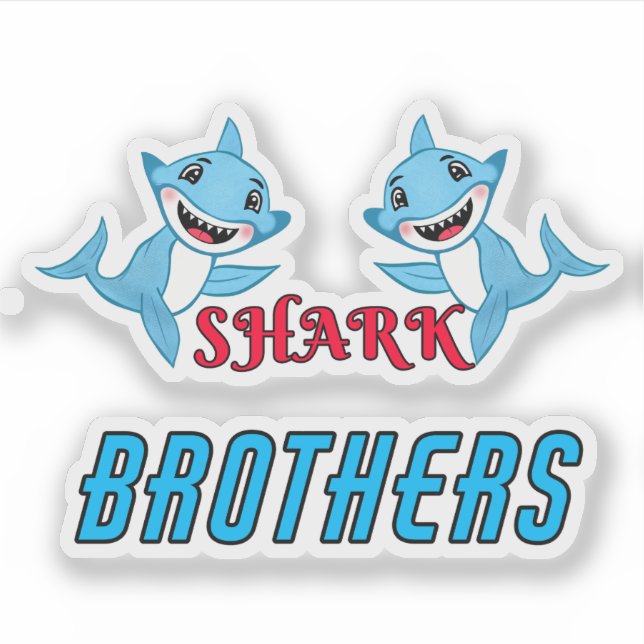 Happy Shark Family Brothers  (Front)