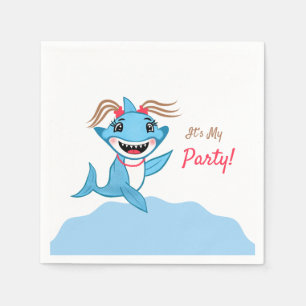 Happy Shark Family Level Two Napkin