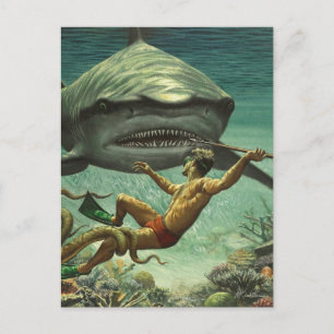 Happy Shark Week Postcard