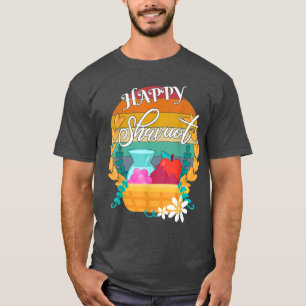 Happy Shavuot Jewish Celebration Hebrew Judaism Ho T-Shirt