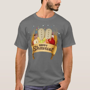 Happy Shavuot Jewish Celebration Hebrew Judaism T-Shirt