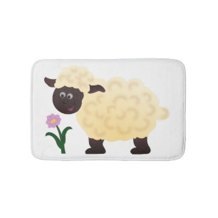 Happy Sheep Bath Mat