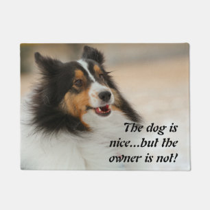 Happy Shelty Doormat