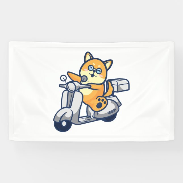 Happy Shiba Inu Banner (Horizontal)