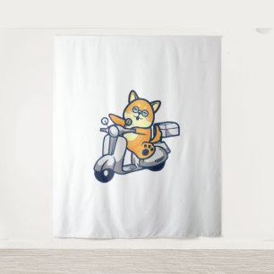 Happy Shiba Inu Tapestry