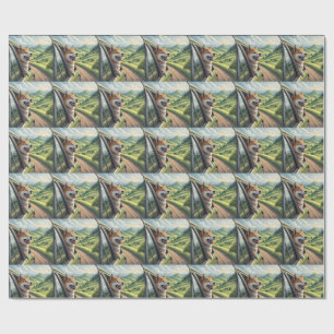 Happy Shiba Road Trip Scenic Gift Wrap