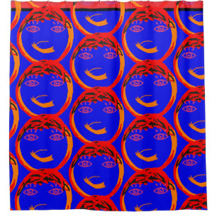 HAPPY Shower Curtain! Curtain
