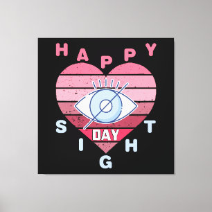 Happy Sight Day Canvas Print