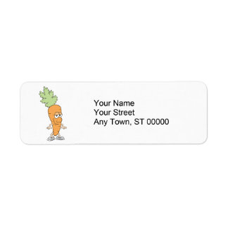 happy silly carrot cartoon