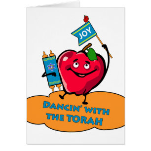 Happy Simchat Torah, Dancing with the Torah, Apple