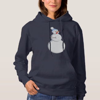 Happy Singing Snowman Christmas Hoodie
