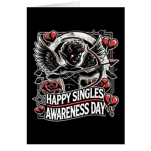 Happy Singles Awareness Day, Anti Valentine’s Day (Front)