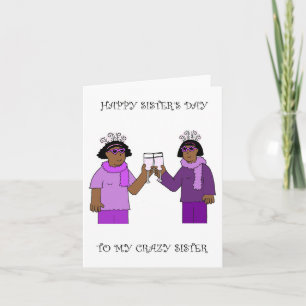Happy Sisters' Day August 4th  Card