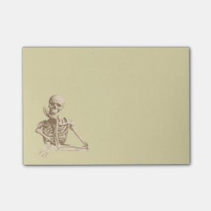 Happy Skeleton Post-it Notes