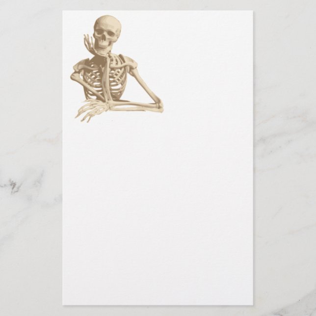 Happy Skeleton Stationery (Front)