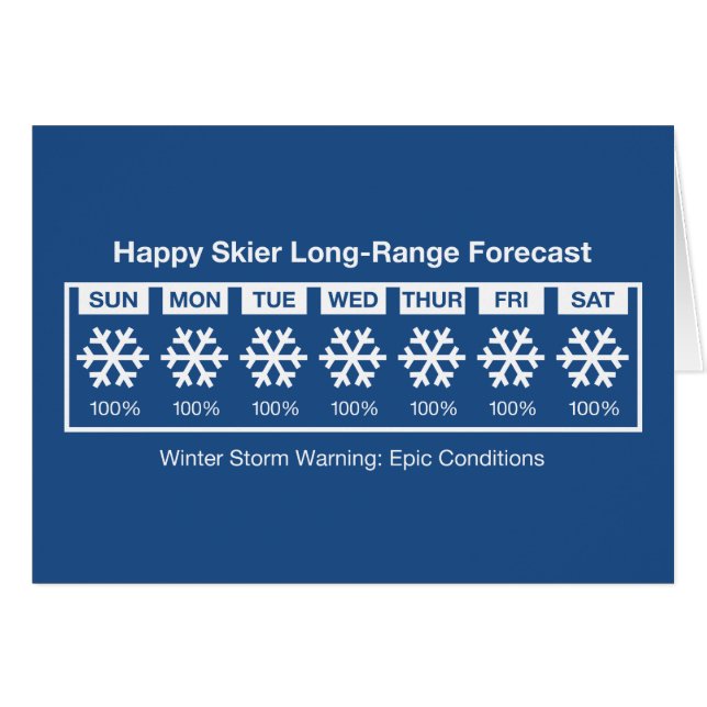 Happy Skier Forecast (Front Horizontal)