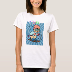 Happy Skiing Season ski resort snow sports T-Shirt