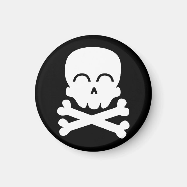 Happy Skull Magnet (Front)