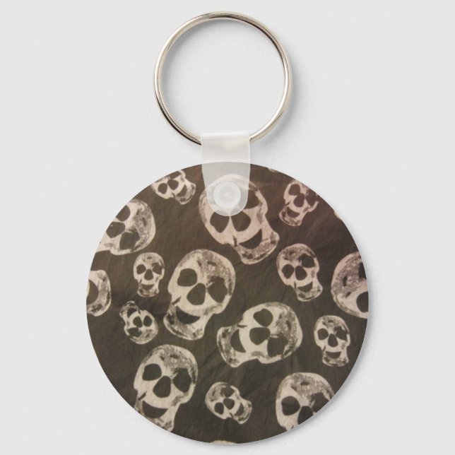 Happy Skulls Key Ring (Front)