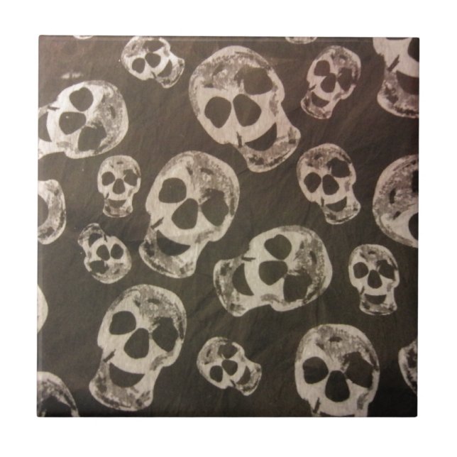 Happy Skulls Tile (Front)