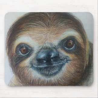 HAPPY SLOTH! mousemat