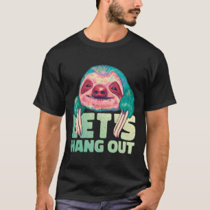 Happy Sloth Watercolor T-Shirt