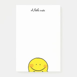 happy smile post-it notes