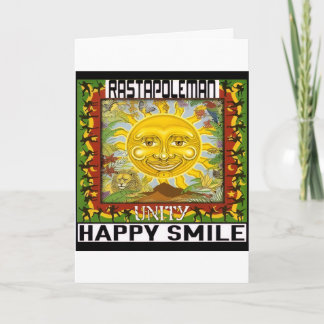 Happy smile rasta blessed invitation