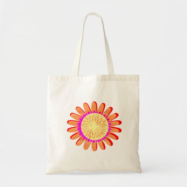 HAPPY Smile SURYA SUN Chakra Flower NVN285 FUN Tote Bag (Front)