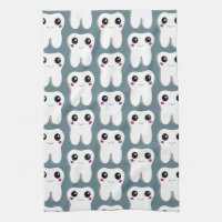 Happy Smiling Dental Tooth Cute Pattern