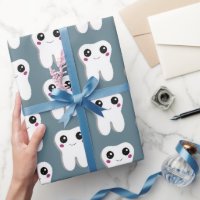 Happy Smiling Dental Tooth Cute Pattern