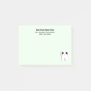 Happy Smiling Dental Tooth Cute Post-it Notes